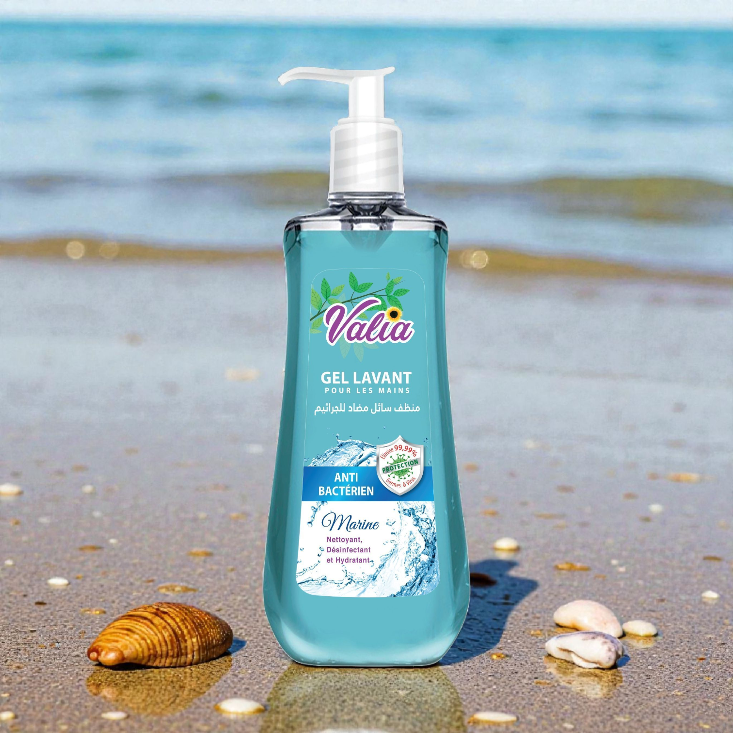 Valia Gel Lavant Mains - Marine